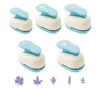 5 Pcs Craft Hole Punch, Plants Animals Paper Punch Shapes, Embossing Device, Decorative Craft Hole Puncher for Kids Paper Crafts, Card Making, Scrapbooking(Style 1)