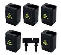 5 PCS Creator 5 Silicone Cover Sock and 1 PCS Nozzle Brush Extruder Heating Block Silicone Cover Nozzle Cleaning Brush for FLASHFORGE Creator 5/Creator 5 Pro 3D Printer Accessories