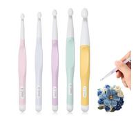 5 Pcs Crochet Hooks Set, Large Crochet Hook, Crochets Needles Set 8mm 10mm 12mm 15mm 20mm, Stylish and Durable Suitable for Knitting Shawls Blankets and Carpets