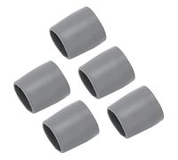 5 Pcs Crutch Tips,28mm Replacement Tips for Crutches Thick Rubber Cane Tip Single Angle Cane Good Grip Stable Walking Stick Foot Cane(Grey)