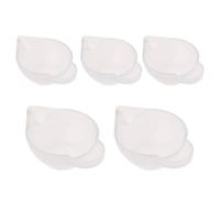5 PCS Crystal Drop Mold Cup Sub-Pack Cup Silicone Reusable Craft Tools for Fondant Candy Crystal Jelly