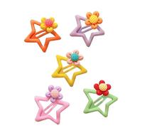 5 Pcs Cute Bangs Hair Pins Women Kid Hairgrip Star Headdress Barrettes Accessories Sweet Y2K Girls Hairpins