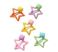 5 Pcs Cute Bangs Hair Pins Women Kid Hairgrip Star Headdress Barrettes Accessories Sweet Y2K Girls Hairpins