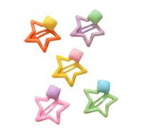 5 Pcs Cute Bangs Hair Pins Y2K Girls Mashup Great for All Hair Type Snap Clip