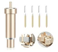5 Pcs Deep Cut Blade Set, Fine Point Blade with housing for Cricut Explore 2/3 & Maker 2/3, 60° Replacement Blades for DIY Crafts, Housing for Precision Cutting for Slicing Cuts Glitter Vinyl