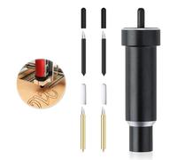 5 Pcs Deep Cut Blades Set, Includes 4 Knife Blades and 1 Housing Compatible with Maker 3/Maker Air 3/Air 2/Air One/Explore 3, 60° Blade Accessories for DIY Crafts, Foil Engraving and Logos (Black)