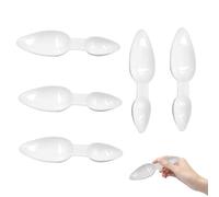 5 Pcs Double-Sided Medicine Spoons,Reusable Plastic Measuring Spoons 2.5ml & 5ml for Accurate Liquid Medicine, Syrups,Vitamins,Cooking Ingredients,Home,Kitchen,Office,Travel