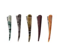 5 Pcs Duck Bill Hair Clips, Hair Clips Beak Hair Clip Women Large Acrylic Duckbill Hair Clip Alligator Hairpins for Hair Styling, Hair Coloring, Thick Hair Sectioning, Salon (Mixed Color)