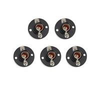 5 Pcs E10 Base Screw Lamp Holder Light Bulb for Labs, Circuit Experiments, School Teaching
