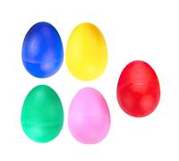 5 Pcs Egg Shakers,Percussion Musical Egg Maracas Eggs Shakers Easter for Babies Toddlers,Colorful DIY Painting Music Egg Toys for Kids(5 Colors)