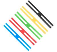 5 Pcs Elastic Bands Wrap Strap Bag Essential Colorful Silicone Band Set Elastic Wrap Band Binding Strap for Wrap, Exercise, Camping