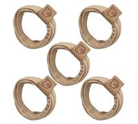 5 Pcs Elastic Scrunchies Simple Hair Tie Bear Hair Rings Enchanting Simple Hair Tie Hair Rope For Girls