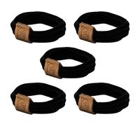 5 Pcs Elastic Scrunchies Simple Hair Tie Bear Hair Rings Enchanting Simple Hair Tie Hair Rope For Girls