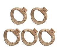 5 Pcs Elastic Scrunchies Simple Hair Tie Bear Hair Rings Enchanting Simple Hair Tie Hair Rope For Girls