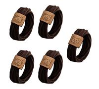 5 Pcs Elastic Scrunchies Simple Hair Tie Bear Hair Rings Enchanting Simple Hair Tie Hair Rope For Girls