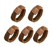 5 Pcs Elastic Scrunchies Simple Hair Tie Bear Hair Rings Enchanting Simple Hair Tie Hair Rope For Girls