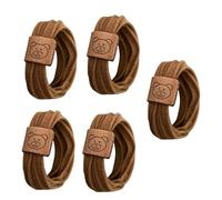 5 Pcs Elastic Scrunchies Simple Hair Tie Bear Hair Rings Enchanting Simple Hair Tie Hair Rope For Girls