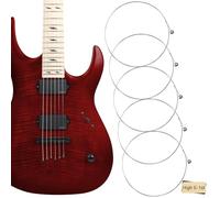 5 PCS Electric Guitar Strings High E1st/ Single Guitar Strings, Steel Core Guitar Wires with Ball End/Electric Guitar String/Guitar Replacement Strings for Musicians, Performers & Practice