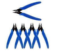 5 Pcs Electrical Wire Cable Cutter,5" Micro Cutting Plier Diagonal Side Cutter Flush Cutter for Coil DIY Jewelry Craft Model-Making Cutting Zip-Ties