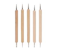 5 Pcs Embossing Stylus Set Double End Tracing Dotting Tool Stylus, Nail Dotting Pen, Embossing Art, for Embossing Art,Carbon Transfer Paper Mandala Rock Painting,Pottery Clay DIY Craft Nail Art