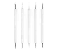 5 Pcs Embossing Stylus Set with Different Size Double End Tracing Dotting Tool Stylus for Carbon Transfer Paper Mandala Rock Painting, Pottery Clay Craft, Embossing Art