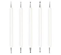 5 Pcs Embossing Stylus Set with Different Size Double End Tracing Dotting Tool Stylus for Carbon Transfer Paper Mandala Rock Painting, Pottery Clay Craft, Embossing Art