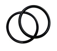 5 Pcs EPDM O-Rings 4mm x 127mm x 135mm, 4mm Wire Diameter, 127mm ID, 135mm OD, Metric Sealing Washer O-Ring Gasket Black