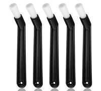 5 PCS Espresso Brush, Coffee Machine Brush Cleaner Espresso Cleaning Brushes 6" Length Nylon Head Black Coffee Grinder Brushes for Cleaning Espresso-Machines, Grinders