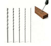5 Pcs Extra Long Drill Bits Set, wood drill bit 2-3-3.5-4-5mm，High Speed Steel, for Dowel Drilling in Wood, Plastic, and Aluminium