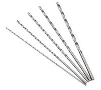 5 PCS Extra Long Twist Drill Bits, 150mm High-Speed Steel, 2-5MM Sizes, for Wood & Metal Drilling
