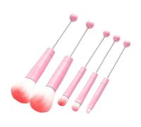 5 Pcs Eye Makeup Brush Set DIY Eyebrow Cosmetic Brushes for Adults Sister Gifts pink