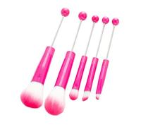 5 Pcs Eye Makeup Brush Set DIY Eyebrow Cosmetic Brushes for Adults Sister Gifts rose red