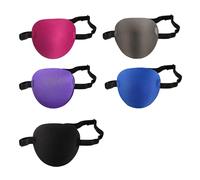 5 Pcs Eye Patches for Adults, Eyes Shield after Cataract Surgery, 3D Concave Design Pirate Eyepatch for Left Or Right Eye