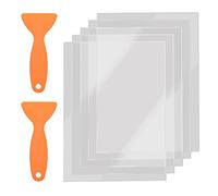 5 Pcs FEP Release Film with 2 Cleaning Tools Bundle For 3D Printers, 200x140mm 0.15mm Thickness Transparent Film For Elegoo Mars 2 Pro Photon Mono Printers