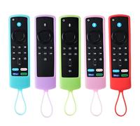 5 Pcs Fire Stick Remote Cover, Firestick Remote Cover, Fire Stick Cover, with Non-Slip Design, Fits Most TV Stick Models, Organize and Protect Remotes from Drops and Scratches