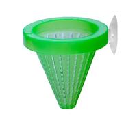 5 Pcs Fish Feeding Cup RedWorm Feeder with Suction Cup Aquarium Food Feeder Cone Cup Clear Acrylic Bowl