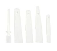 5 Pcs Flexible Glue Spreader, Plastic Glue Applicator Tools For DIY Crafts, Glues Spreaders Adhesive Spreader Leather Tools Set For Woodworking Paper Art Projects, Faux Leather Scraper Adhesive Board