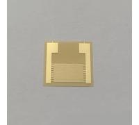 5 PCS Flexible Interdigital Electrode Array - PI Substrate Capacitor for Scientific Research and Wearable Sensors(10x10 Line0.1mm Gap0.1mm 10 Pairs)