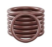 5 Pcs Fluorine Rubber Ring Brown O-Ring Gaskets, 55mm OD 50mm ID 2.5mm Wire Diameter