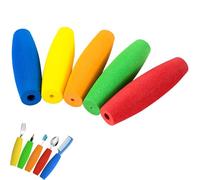 5 Pcs Foam Handle Sleeve for Parkinson's, Adaptive Utensils Grip Tubing Cover, Built up Grip Aid for Small-Handled Tools, Crochet Hooks, Pens, Cutlery for Elderly, Disabled, Arthritic, Handicapped