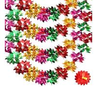 5 Pcs Foil Christmas Decorations, 6 Feet Christmas Ceiling Decorations, Ceiling Hanging Decorations Garland for xmas, New Year, Birthday, Wedding, Valentine's Day Party Supplies