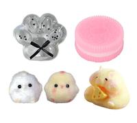 5 PCS Fufu Squishy, Taba Squishy Kit, Taba Squishy, Taba Squishy Chick, Mini Chick Penguin Pig Taba Squishy Toys Sensory Toy Decompression Toy Squeeze Toy Stress Reliver Gift for Adults Kids