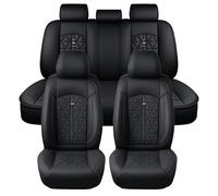 5-PCS Full Set Car Seat Covers For Jeep Cherokee Compass Grand Cherokee Renegade Wrangler-Breathable/Wear-resistant/Non-slip，Car Seat Protectors, Front and Rear Car Seat Covers (Full set)