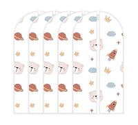 5 Pcs Garment Bag, Clothing Bags for Hanging Clothes, Coat Protector Bag for Closet, Dress Covers Garment Bags, PEVA, for Coats(60x100cm/23x39in)