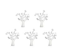 5 Pcs Ghosted Metal Cutting Dies Halloween Die Cut Stencils Template Molds for Photo Album Scrapbooking Decorations