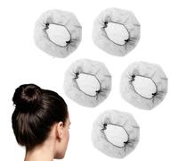 5 Pcs Hair Nets for Sleeping & Buns, Black Elastic Edge Mesh Bonnet for Women, Thicker Comfortable Sleep-in Hairnets for Keeping Ladies Night Hair Neat Accessories