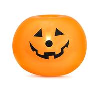 5 pcs Halloween Decoration Balloon LED Light Up Pumpkin balloons, 25cm