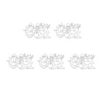 5 Pcs Halloween Die Cut Ghosted Cutting Dies Embossings Stencils Metal Template Molds for Scrapbooking Decorations