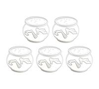 5 Pcs Halloween Metal Die Cut Template Molds Ghosted Cutting Dies for Scrapbooking Cards Making Decorations