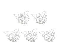 5 Pcs Halloween Metal Die Cut Template Molds Ghosted Cutting Dies for Scrapbooking Cards Making Decorations
